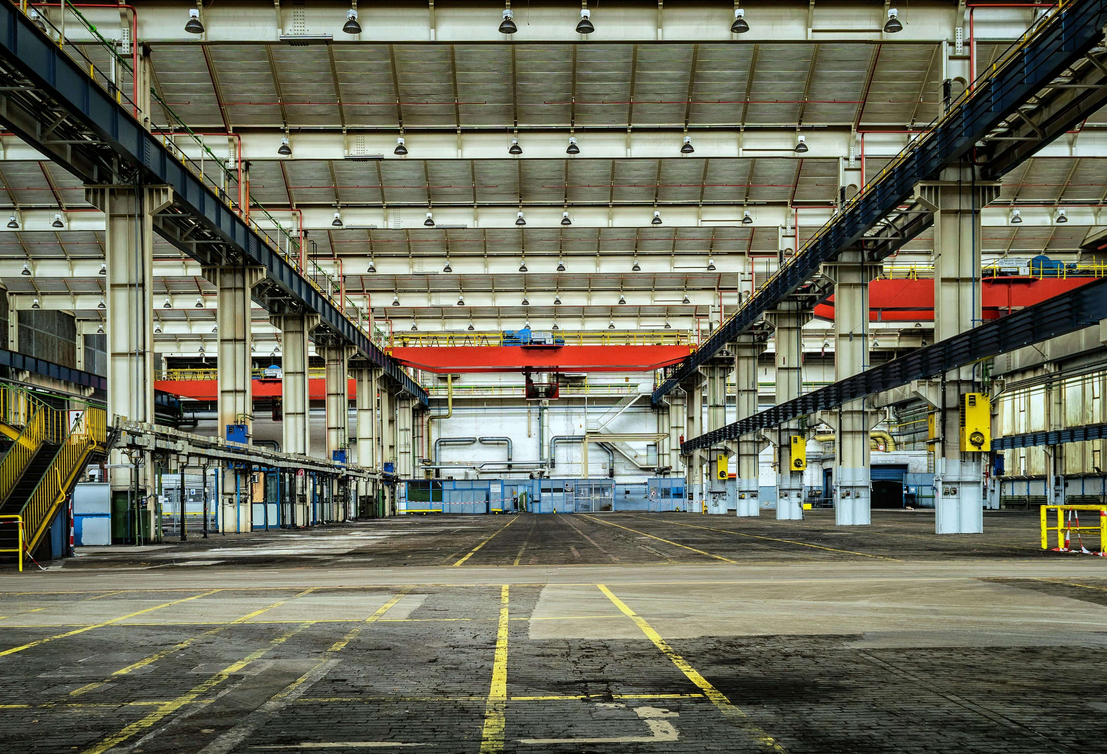 Manufacturing floor of a gigafactory, highlighting the potential for large-scale battery production | EMS